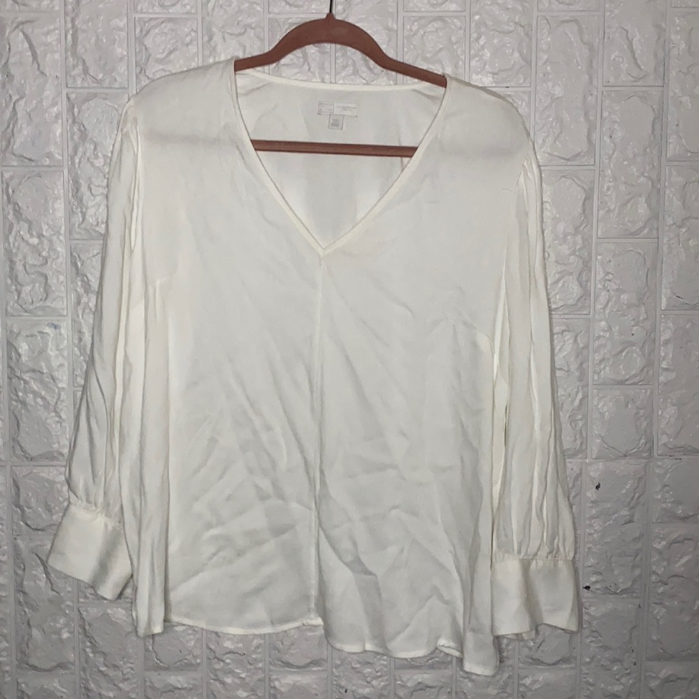 Classic Ivory Blouse | Long Sleeve | Essential
